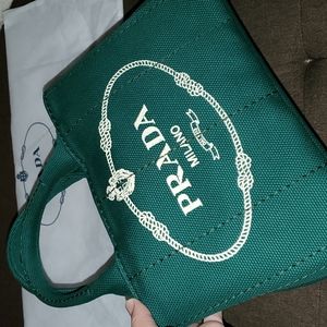 Authentic Prada Canapa Tote